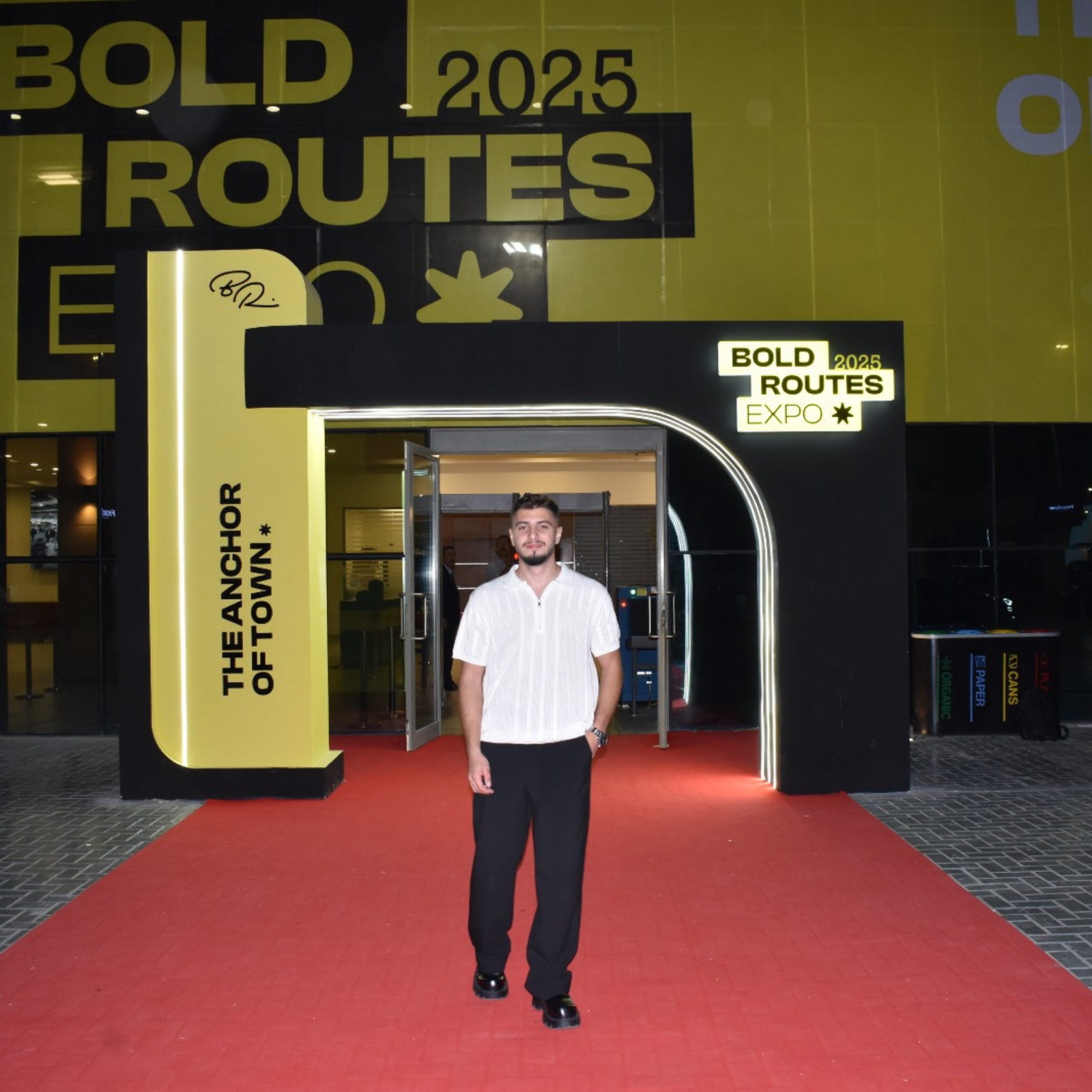 Ali Alievich at the Bold Routes Expo 2025 campaign